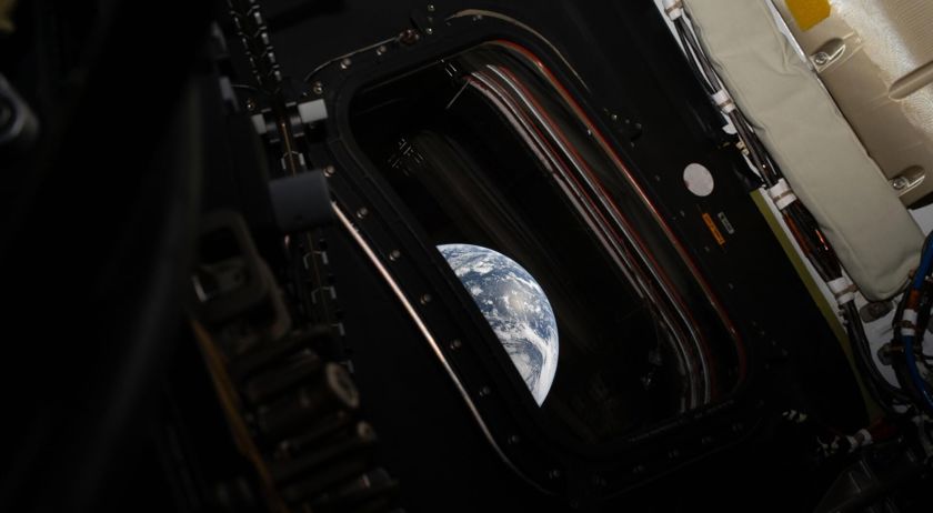 View from Artemis II. Looking Back at Earth
