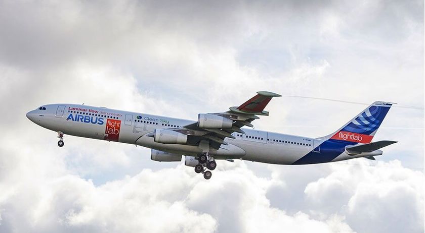 Airbus’s A340 “flight lab”