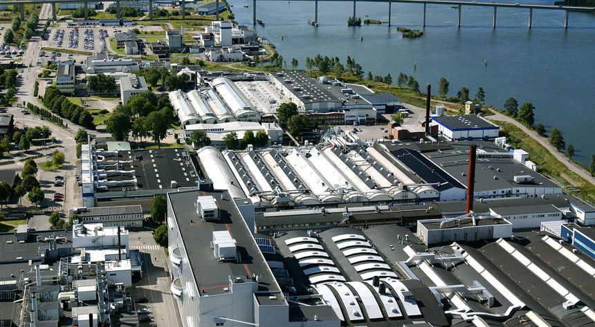 Ariel View Of Trollhättan Facility
