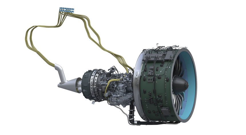 SWITCH Hybrid Electric GTF Engine, Courtesy Of Pratt & Whitney